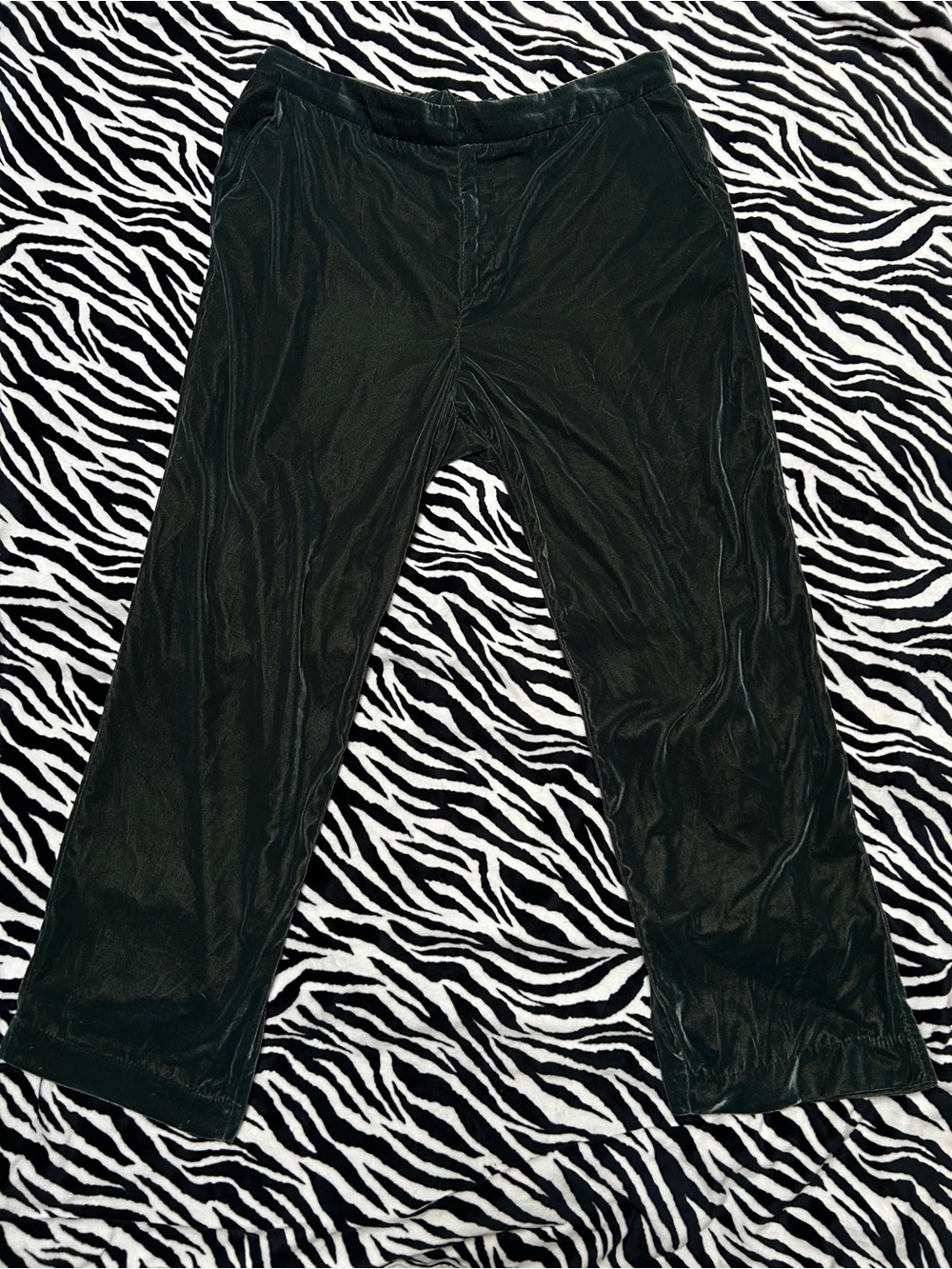 Olive Green Velour A New Day Plus Size Pants